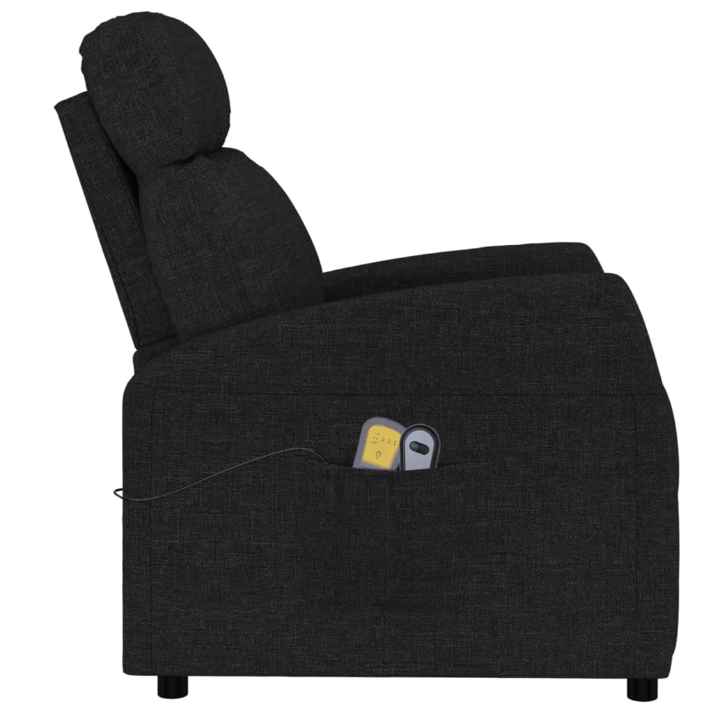 Stand up Massage Chair Black Fabric