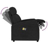 Stand up Massage Chair Black Fabric