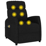 Stand up Massage Chair Black Fabric