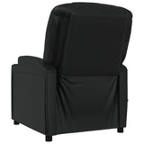 Stand up Massage Chair Black Faux Leather - Rear View
