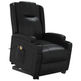 Stand up Massage Chair Black Faux Leather - Extra Image