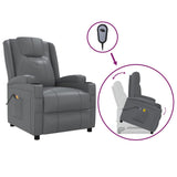 Stand up Massage Chair Anthracite Faux Leather
