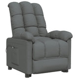 Stand up Chair Dark Grey Fabric - Side View