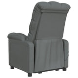 Stand up Chair Dark Grey Fabric - Rear View