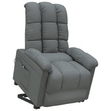 Stand up Chair Dark Grey Fabric - Low Angle
