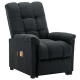 Stand up Massage Chair Dark Grey Fabric - Front View