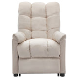 Stand up Massage Chair Cream Fabric
