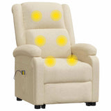 Stand up Massage Chair Cream Fabric - Extra Image