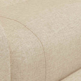 Stand up Massage Chair Cream Fabric