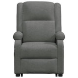 Stand up Massage Chair Dark Grey Fabric - Top-Down View