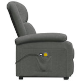 Stand up Massage Chair Dark Grey Fabric