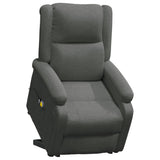 Stand up Massage Chair Dark Grey Fabric