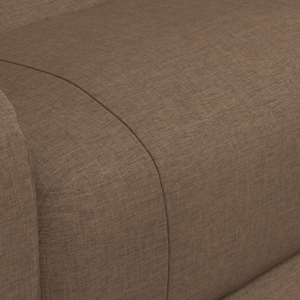 Stand up Massage Chair Brown Fabric