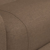 Stand up Massage Chair Brown Fabric - Extra Image