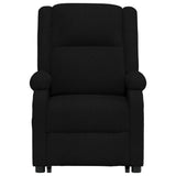 Stand up Massage Chair Black Fabric - Top-Down View