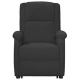Stand up Massage Chair Black Faux Leather - Side View