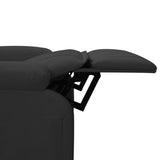 Stand up Massage Chair Black Faux Leather - Close-Up Angle