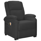 Stand up Massage Chair Grey Faux Leather - Front View