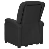 Stand up Massage Chair Grey Faux Leather - Top-Down View