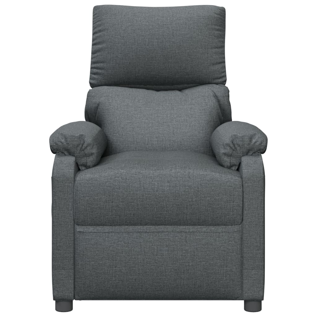 Stand up Massage Chair Dark Grey Fabric