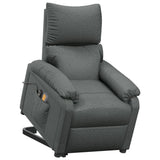 Stand up Massage Chair Dark Grey Fabric