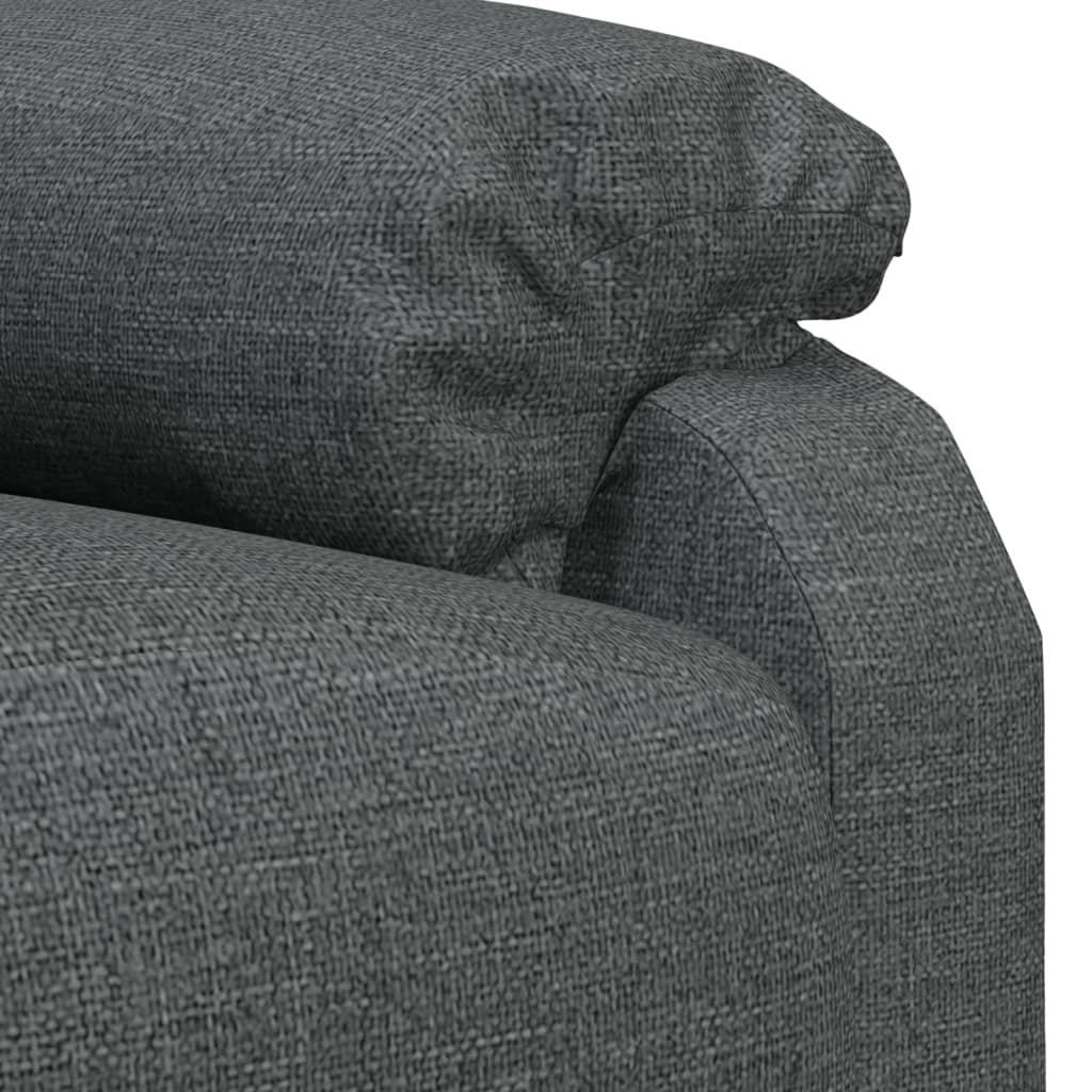 Stand up Massage Chair Dark Grey Fabric