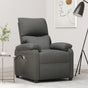 Stand up Massage Chair Dark Grey Fabric