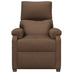 Stand up Massage Chair Brown Fabric