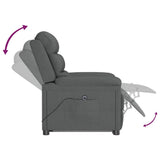 Stand up Chair Dark Grey Fabric