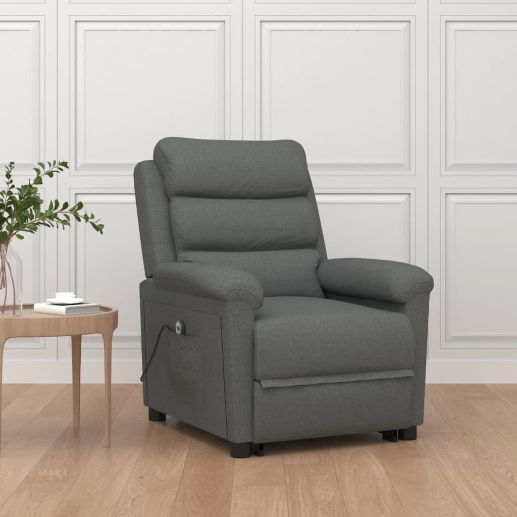 Stand up Chair Dark Grey Fabric