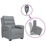 Stand up Massage Chair Light Grey Fabric