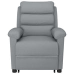 Stand up Massage Chair Light Grey Fabric
