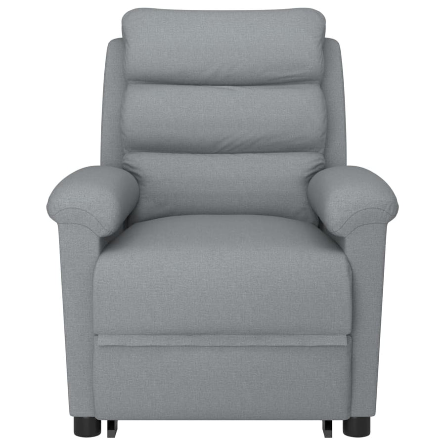 Stand up Massage Chair Light Grey Fabric