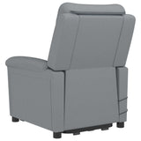 Stand up Massage Chair Light Grey Fabric