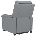 Stand up Massage Chair Light Grey Fabric