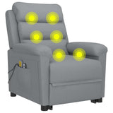Stand up Massage Chair Light Grey Fabric - Extra Image