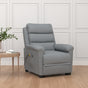Stand up Massage Chair Light Grey Fabric