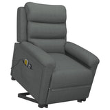 Stand up Massage Chair Dark Grey Fabric