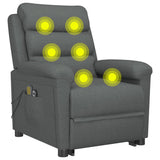 Stand up Massage Chair Dark Grey Fabric - Extra Image