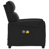 Stand up Massage Chair Black Faux Leather - 45-Degree Angle