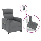 Stand up Massage Chair Grey Faux Leather