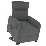 Stand up Chair Dark Grey Fabric - Close-Up Angle