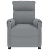 Stand up Massage Chair Light Grey Fabric - Top-Down View