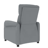 Stand up Massage Chair Light Grey Fabric - Rear View