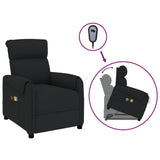 Stand up Massage Chair Black Fabric - Front View