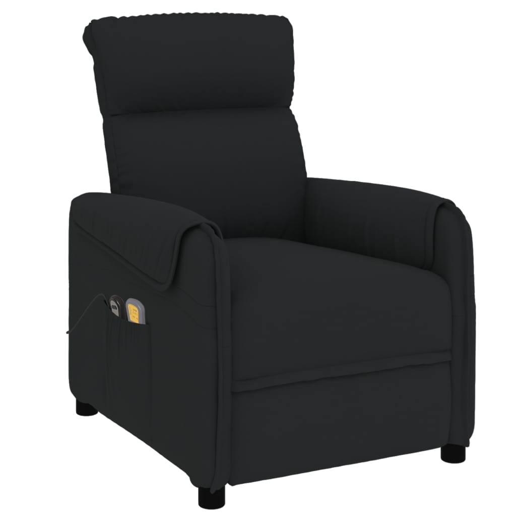 Stand up Massage Chair Black Fabric