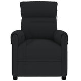 Stand up Massage Chair Black Fabric - Top-Down View