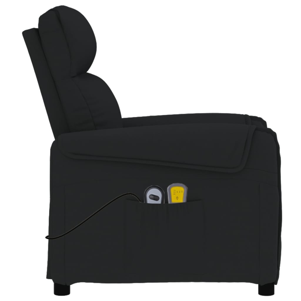 Stand up Massage Chair Black Fabric