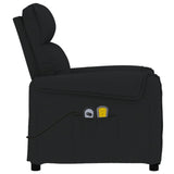 Stand up Massage Chair Black Fabric - 45-Degree Angle