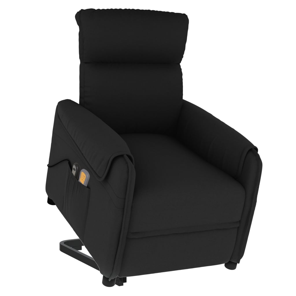 Stand up Massage Chair Black Fabric